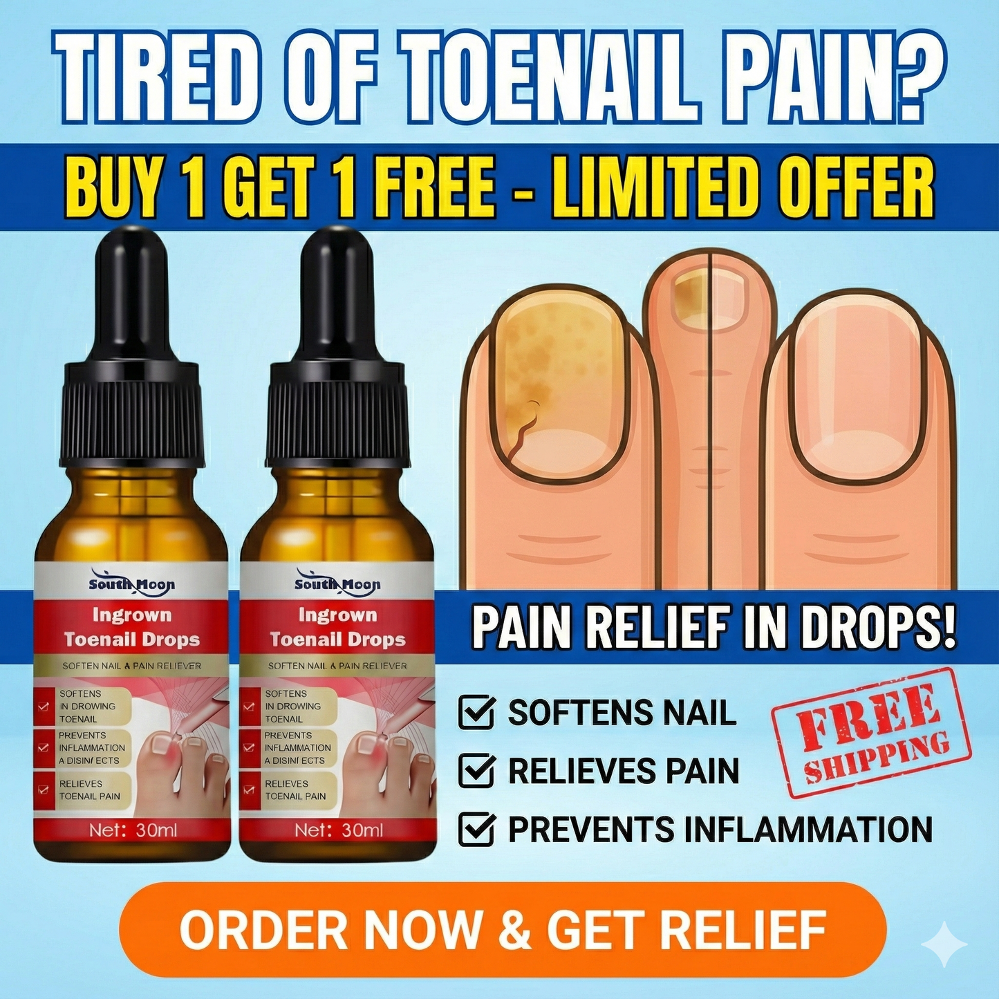 Toenail Drops Nail Repair Oil (BUY 1 GET 1 FREE🔥🔥)