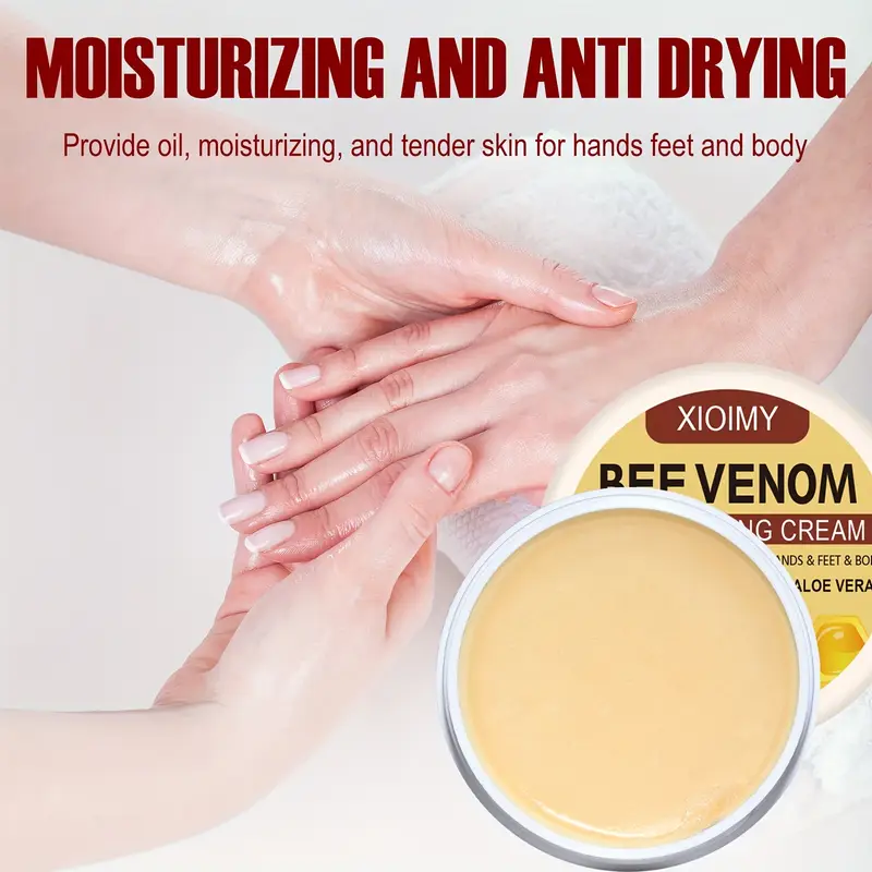 BeeRelief™ - Bee Venom Dry Crack Cream 🐝✨ | Deep Moisturizing & Hydrating for Hands, Feet & Body